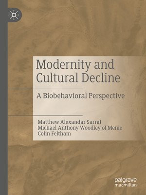 cover image of Modernity and Cultural Decline